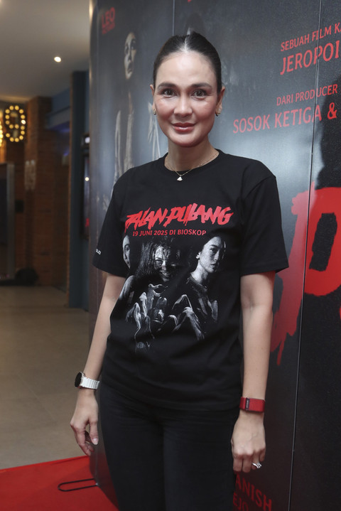 Launcing Poster dan teaser film Jalan Pulang di Grand Indonesia, Jakarta, Kamis, (17/4/2025). Foto: Agus Apriyanto