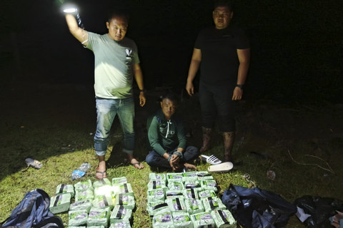 Dittipid Narkoba Bareskrim Polri gagalkan penyelundupan sabu 38 Kg yang masuk dari Malaysia ke Bengkalis dengan speedboat, Sabtu (19/4/2025). Foto: Dok. Bareskrim Polri