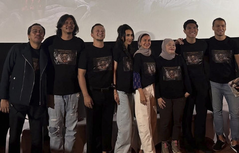 Samuel Rizal dalam konferensi pers film Mangku Pocong. Foto: Istimewa