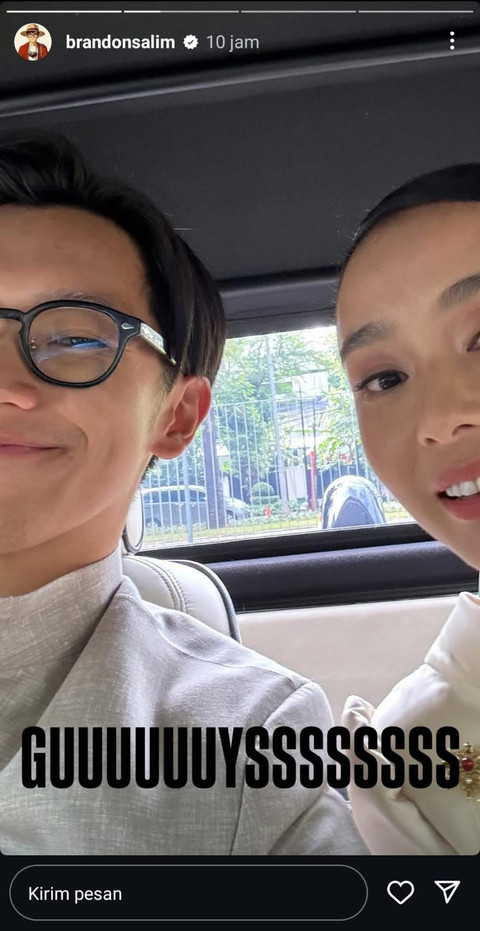 Brandom Salim menikah dengan Dhika Himawan. Foto: Instagram @brandonsalim