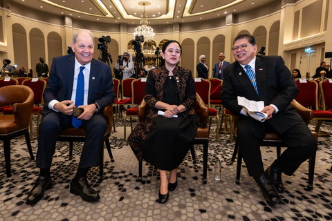 Puan Maharani bertemu Ketua Parlemen Palestina Rawhi Fattouh. Dok. istimewa