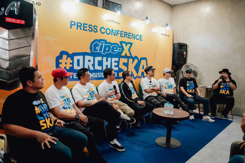 Tipe-X menggelar konser bertajuk Tipe-X Orcheska: 30 Years Music Tour. Foto: Dok. Istimewa
