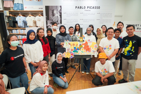 Workshop Bouquet of Friendship digelar di 24 kota lain di dunia. Foto: Uniqlo