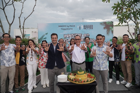 Perayaan ulang tahun ke-8 Hotel INNSiDE by Melia Yogyakarta. Foto: Istimewa
