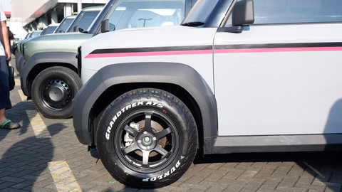 Seremoni penyerahan perdana mobil listrik VinFast VF 3 ke konsumen Indonesia (20/4/2025). Foto: Sena Pratama/kumparan