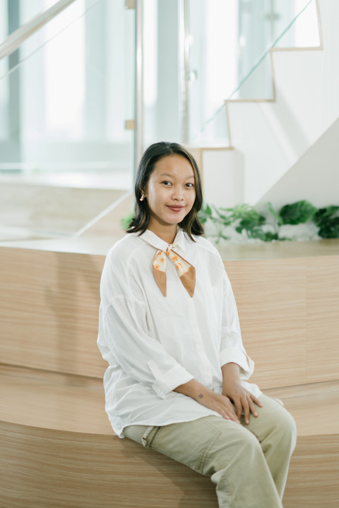 Setiawati, mitra pengemudi ShopeeFood. Foto: Istimewa