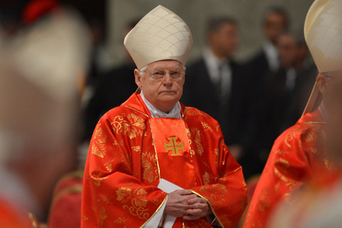 Kardinal Angelo Scola dari Italia. Foto: GABRIEL BOUYS / AFP