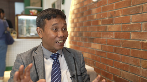 Ahmad Khozinudin, pengacara Bambang Tri dan Gus Nur di kasus ijazah Jokowi. Foto: Amrizal Papua/kumparan