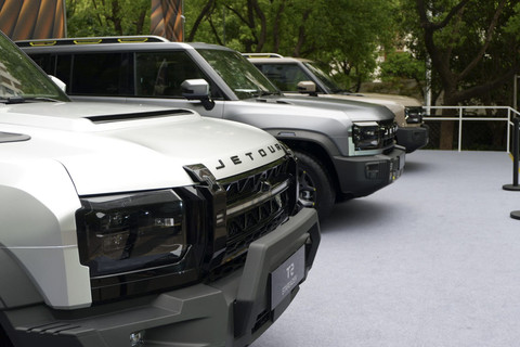 Melihat Jetour T2 di Shanghai, China. Foto: Lutfan Darmawan/kumparan
