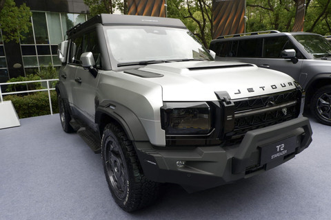 Melihat Jetour T2 di Shanghai, China. Foto: Lutfan Darmawan/kumparan