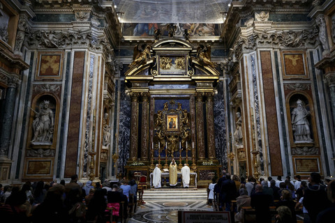 Cappella Paolina (Kapel Pauline) di Basilika Santa Maria Maggiore. Foto: Vincenzo Livieri/REUTERS