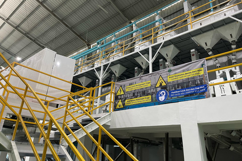 Proyek Modern Rice Milling Plant (MRMP) yang digarap PT Waskita Karya (Persero). Foto: Waskita Karya
