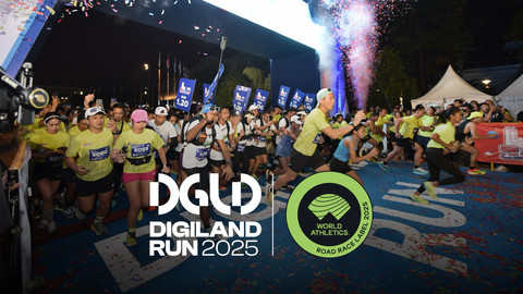 Digiland Run 2025 raih World Athletics Label Road Races untuk kategori 10K dan 21K Half Marathon. Foto: Dok. Telkom