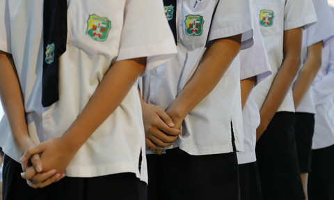 SMP Katolik di Surabaya Gelar Doa Khusus untuk Paus Fransiskus