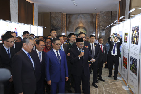Resepsi 75 Tahun Hubungan Diplomatik RI-China yang digelar di Beijing. Foto: Dok. KBRI Beijing