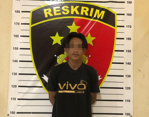 Pelaku yang berhasil diamankan. | Foto: Dok Humas Polresta Bandar Lampung