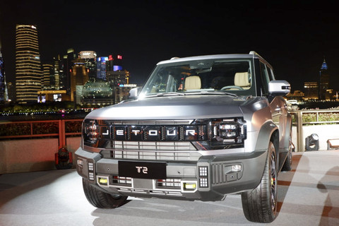 Jetour T2 di Shanghai. Foto: Muhammad Lutfan Darmawan/kumparan