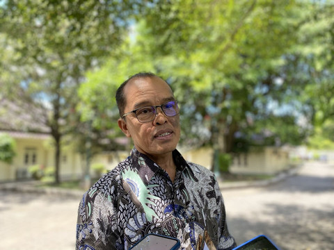 Sekretaris Daerah (Sekda) DIY, Beny Suharsono, ditemui di Kompleks Kantor Gubernur DIY, Rabu (23/4). Foto: Dok. Resti Damayanti/Pandangan Jogja