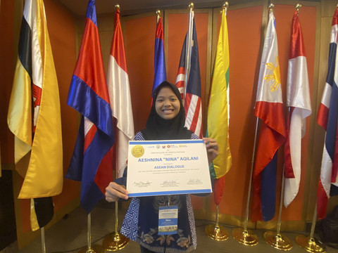 Aeshnina Aqilani, remaja peduli lingkungan dari Gresik. Foto: Dok. Pribadi