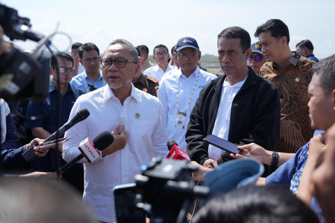 Menko Bidang Pangan Zulkifli Hasan di acara peluncuran Gerakan Indonesia Menanam di Kabupaten Banyuasin, Sumatera Selatan, Selasa (23/4/2025). Foto: Dok. Istimewa