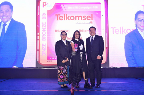 #PastiAdaSolusi, kampanye marketing B2B Telkomsel diakui oleh dewan juri PR Awards 2025 sebagai salah satu pendekatan komunikasi B2B paling inovatif dan berdampak di kawasan Asia Tenggara. Foto: Dok. Telkomsel