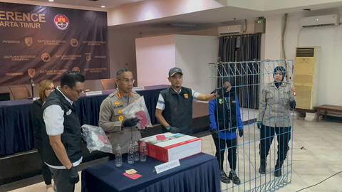 Konferensi Pers Polres Jakarta Timur Kasus Mahasiswa UKI, di Polres Jakarta Timur, Kamis (24/4). Foto: Rayyan Farhansyah/kumparan
