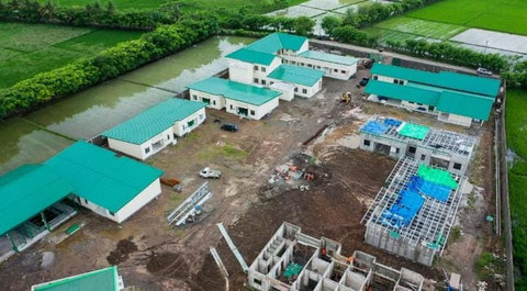 Penampakan pembangunan fasilitas Pusat Kesejahteraan Anak di Sumbawadari Yayasan Peduli Anak ( YPA)