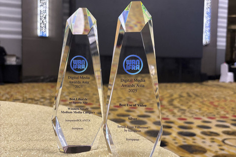 kumparanBOLANITA meraih penghargaan dalam ajang WAN-IFRA Digital Media Awards Asia 2025. Foto:  Joshua Deneam/kumparan