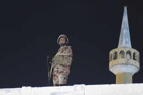 Ilustrasi tentara Pakistan berjaga. Foto: Banaras Khan/AFP