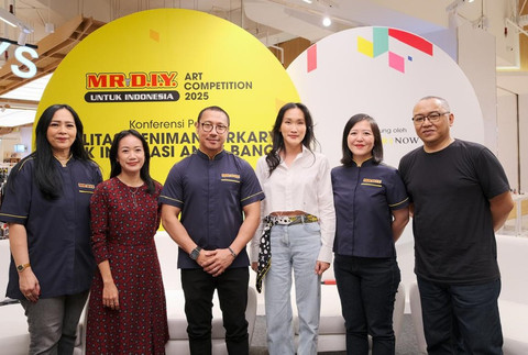 Konferensi Pers Fasilitasi Seniman Berkarya untuk Inspirasi Anak Bangsa pada Rabu (16/4). Foto: dok. MR.D.I.Y. Indonesia