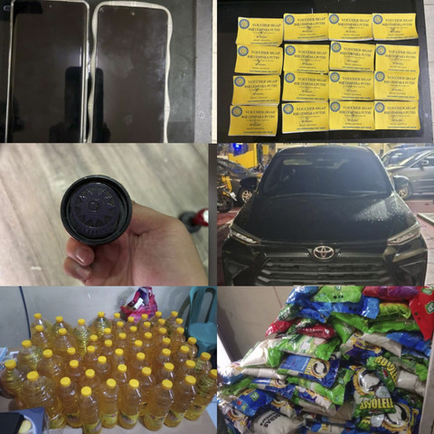Sindikat pemalsu voucher sembako di Cempaka Putih, Jakarta Pusat. Foto: Dok. Istimewa