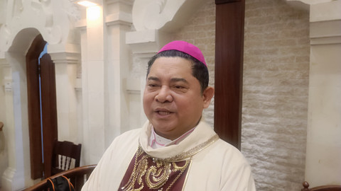 Uskup Denpasar Monsinyur (Mgr) Silvester Tung Kiem San. Foto: Denita BR Matondang/kumparan