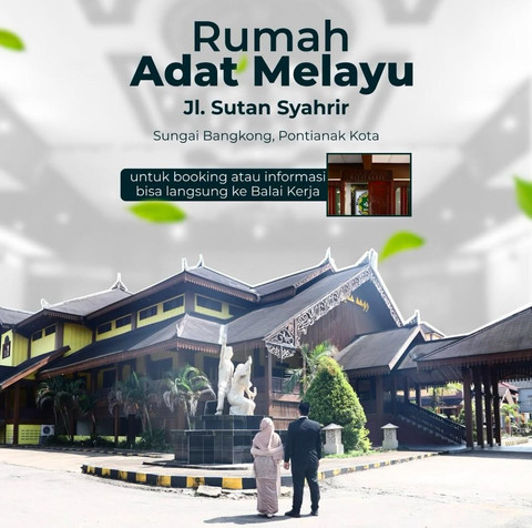 Rumah Adat Melayu Pontianak. Foto: Dok. Instagram @diskominfopontianak