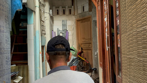 Suasana di RW 12, Tanah Tinggi, Johar Baru, Jakarta Pusat pada Minggu (27/4/2025). Foto: Abid Raihan/kumparan