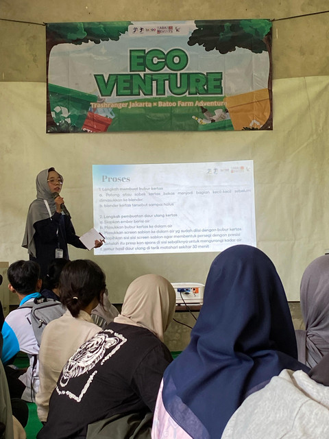 Trash Ranger Jakarta Gelar EcoVenture di Batoo Farm Indonesia, pada Minggu (20/4). Foto: Trash Ranger Jakarta
