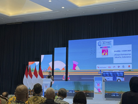 Pembukaan PEVS 2025 di Kemayoran, Jakarta Pusat. Foto: Fitra Andrianto/kumparan