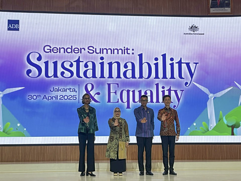 Direktur Utama PLN Darmawan Prasodjo dalam acara Gender Summit: Sustainability & Equality di Kantor Pusat PLN, Jakarta Selatan, Rabu (30/4/2025). Foto: Rayyan Farhansyah/kumparan