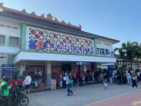 Stasiun Tanjung Karang, Bandar Lampung. | Foto: Sinta Yuliana/Lampung Geh