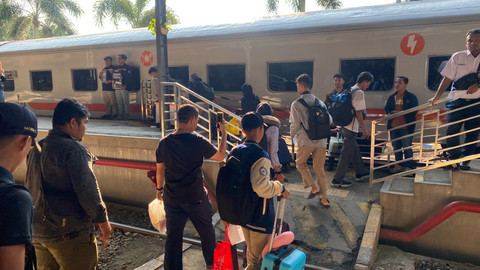 Stasiun Tanjung Karang, Bandar Lampung. | Foto: Sinta Yuliana/Lampung Geh