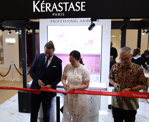 Peresmian Kérastase Kiosk Pertama di Indonesia. Foto: Kérastase