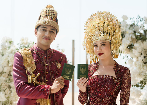 Suasana pernikahan Harris Vriza dan Haviza Devi Anjani yang telah dilangsungkan hari ini, Jumat (2/5). Foto: Dok. Bridestory