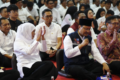 Menteri Sosial Saifullah Yusuf di Sasana Budaya, Universitas Negeri Malang, Jumat (2/5/2025). Foto: Dok. Kemensos