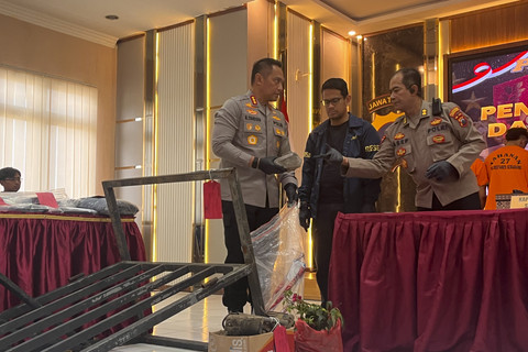 Jumpa pers kasus demo ricuh di Semarang. Foto: Intan Alliva Khansa/kumparan