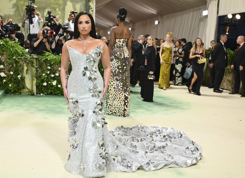 Demi Lovato di Met Gala 2024. Foto: Angela Weiss/AFP