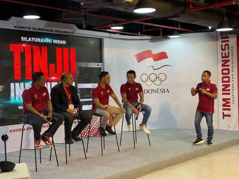 Suasana acara Silaturahmi Insan Tinju oleh Pengurus Besar Tinju Indonesia (Perbati) di FX Sudirman, Jakarta Pusat pada Sabtu (3/5). Foto: Abid Raihan/kumparan
