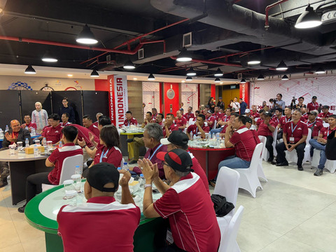Suasana acara Silaturahmi Insan Tinju oleh Pengurus Besar Tinju Indonesia (Perbati) di FX Sudirman, Jakarta Pusat pada Sabtu (3/5). Foto: Abid Raihan/kumparan