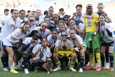 Paris FC juara Coupe de France Feminine atau Piala Prancis Wanita 2024/25. Foto: AFP/FRANCOIS LO PRESTI