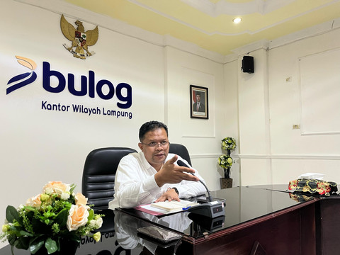 Pimpinan Perum Bulog Kanwil Lampung, Nurman Susilo | Foto : Eka Febriani / Lampung Geh