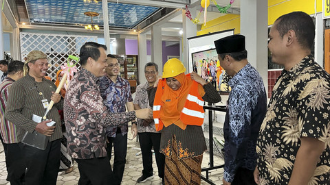 Program Perbaikan Sarana dan Prasarana Pendidikan (PSPP) yang dilakukan oleh Kementerian Pendidikan Dasar dan Menengah (Kemendikdasmen) di sejumlah sekolah. Foto: Kemendikdasmen
