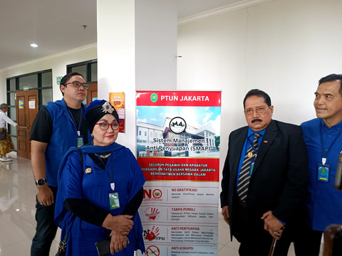Ki Kusumo dalam sidang gugatan PB PARFI terhadap Kemenkumham, di PTUN Jakarta Utara, Senin (5/5/2025).  Foto: Giovanni/kumparan
